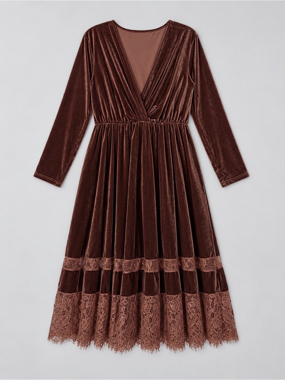 Velvet Lace Maxi Dress XXL Ren Fair Victorian Whimsigoth Fairy Grunge Romantic